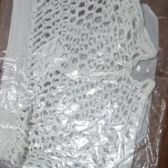 NWT OLIVACEOUS White Crochet Coverup Shorts Women’s - Picture 10 of 10